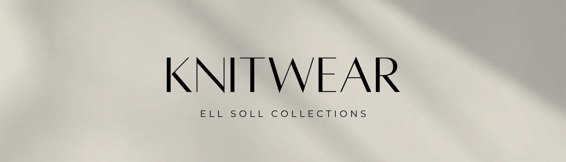 ell soll collection knitwear