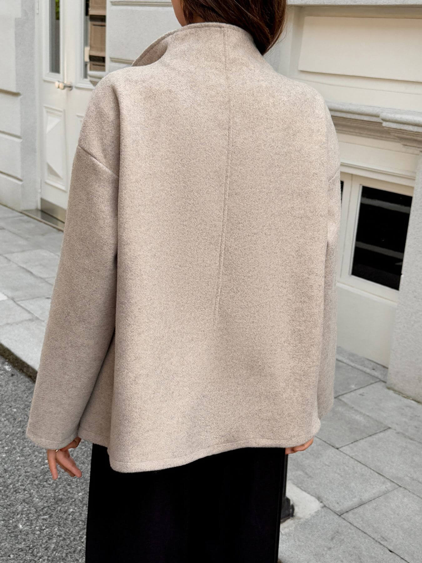 Double Dropped Shoulder Jacket