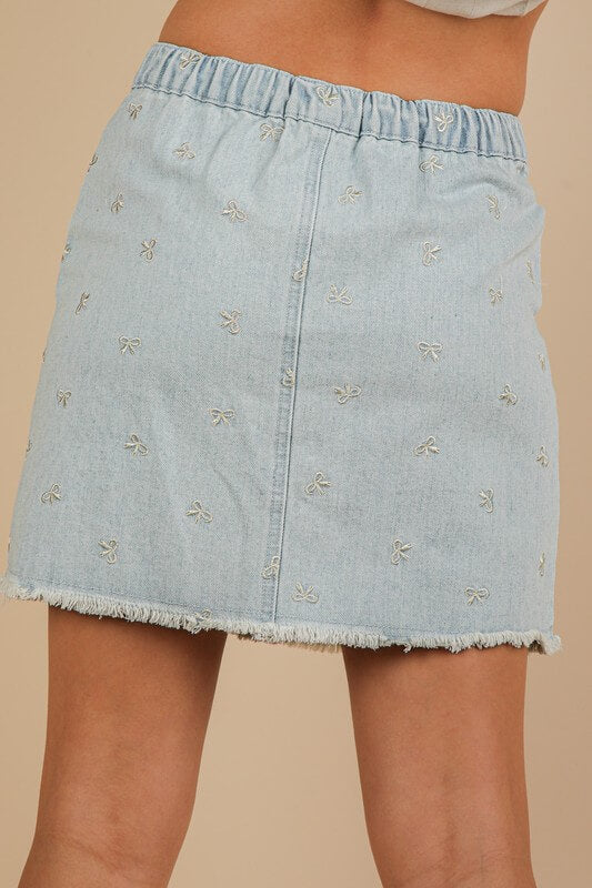 Denim Mini Skirt
