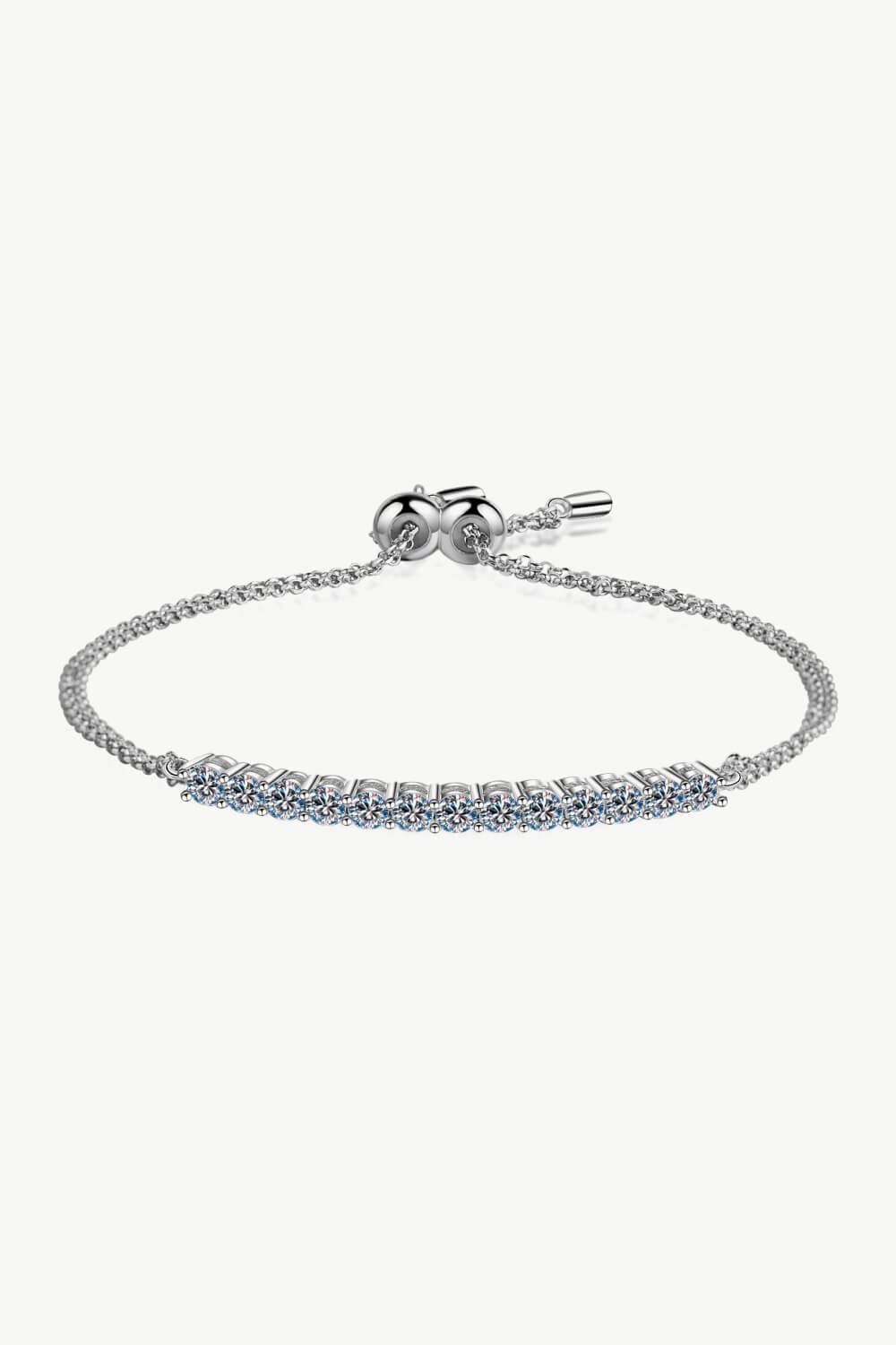 Moissanite Silver Bracelet - Ell Soll Fashion