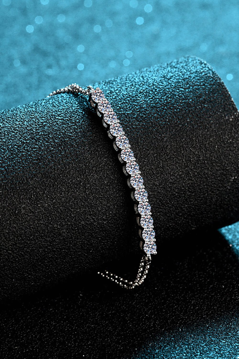 Moissanite Silver Bracelet - Ell Soll Fashion