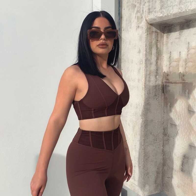 Low-Cut Sports Fitness Suit - Ell Soll