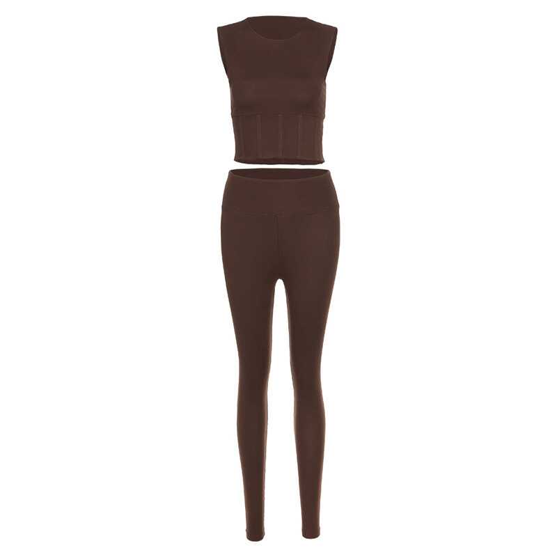 Low-Cut Sports Fitness Suit - Ell Soll