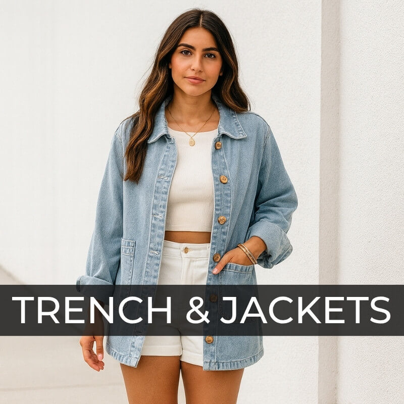 TRENCH & JACKETS - Ell Soll Fashion