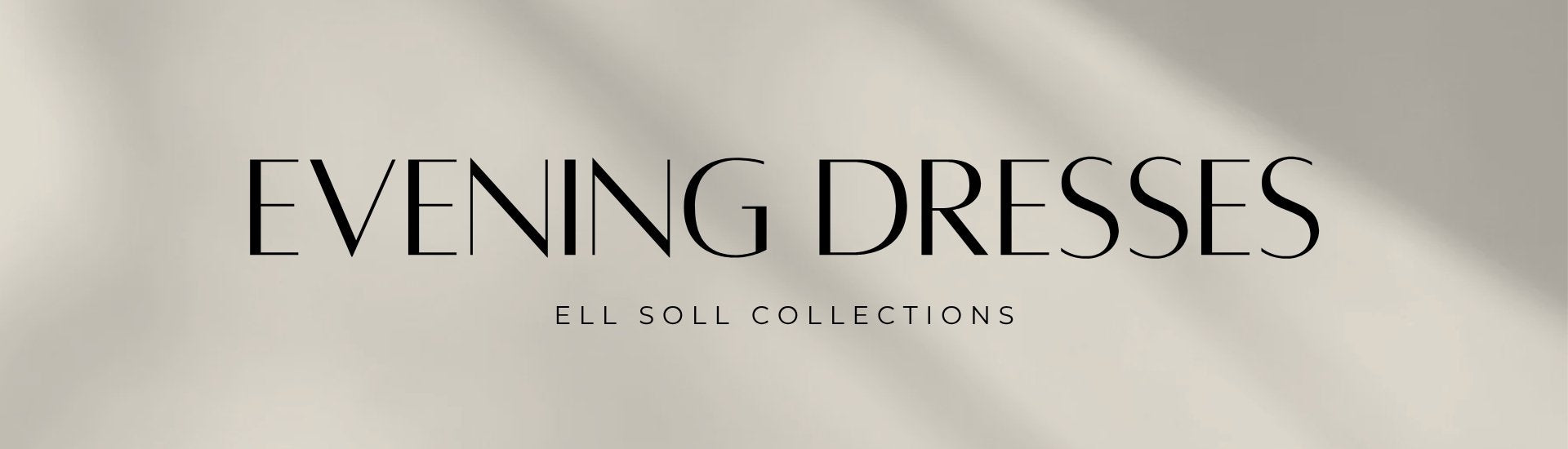 ell soll collection evening dresses