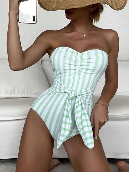 Sexy Striped Swimwear - Ell Soll Fashion