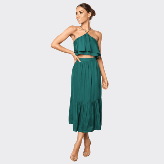 Two Piece Strapless Set - Ell Soll Fashion