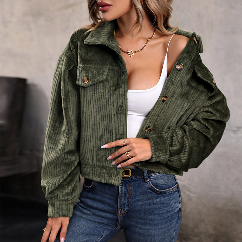 Plush Casual Jacket - Ell Soll Fashion