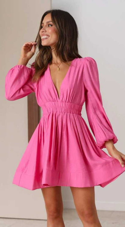 Long Sleeve Dress - Ell Soll Fashion