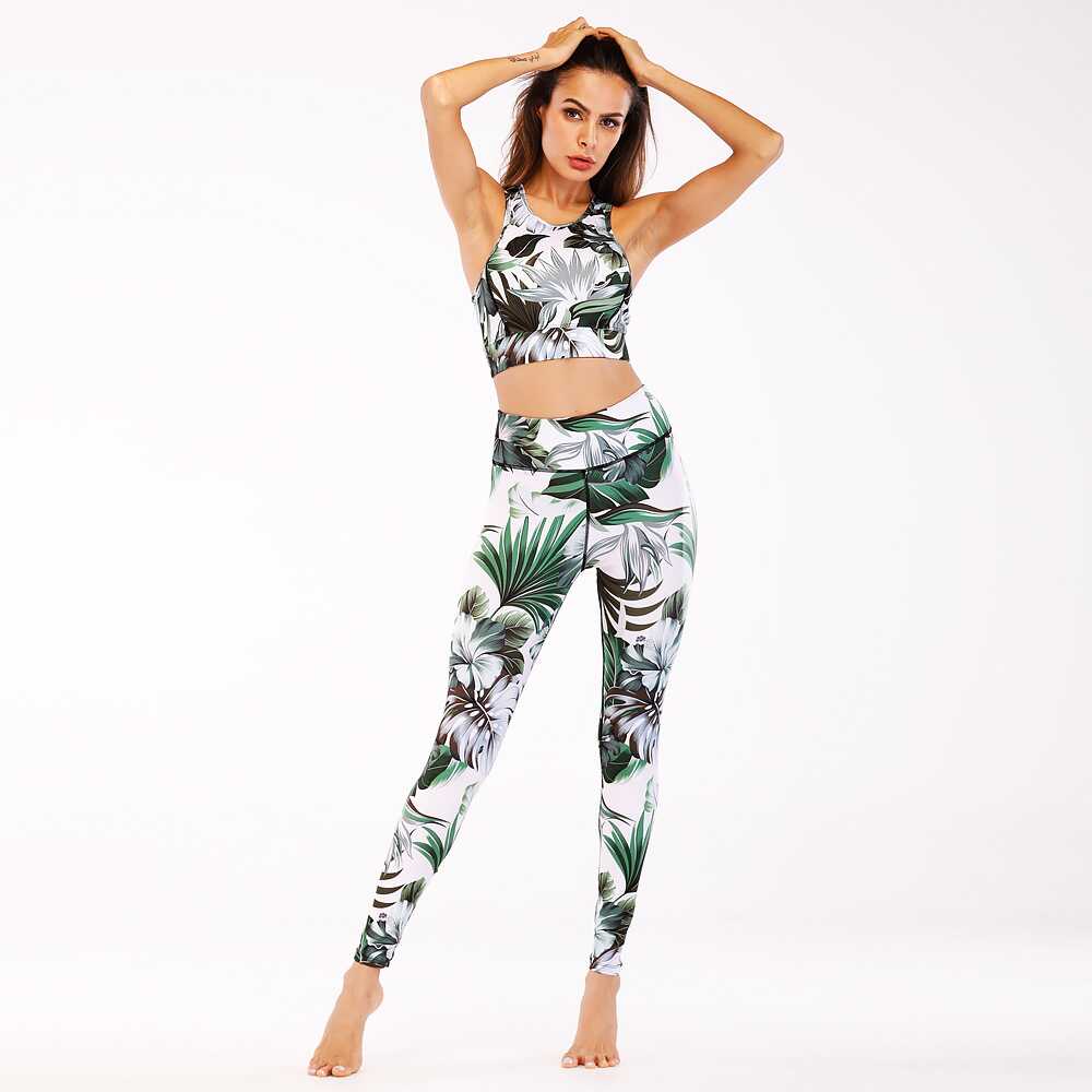 Flower Yoga Set - Ell Soll Fashion