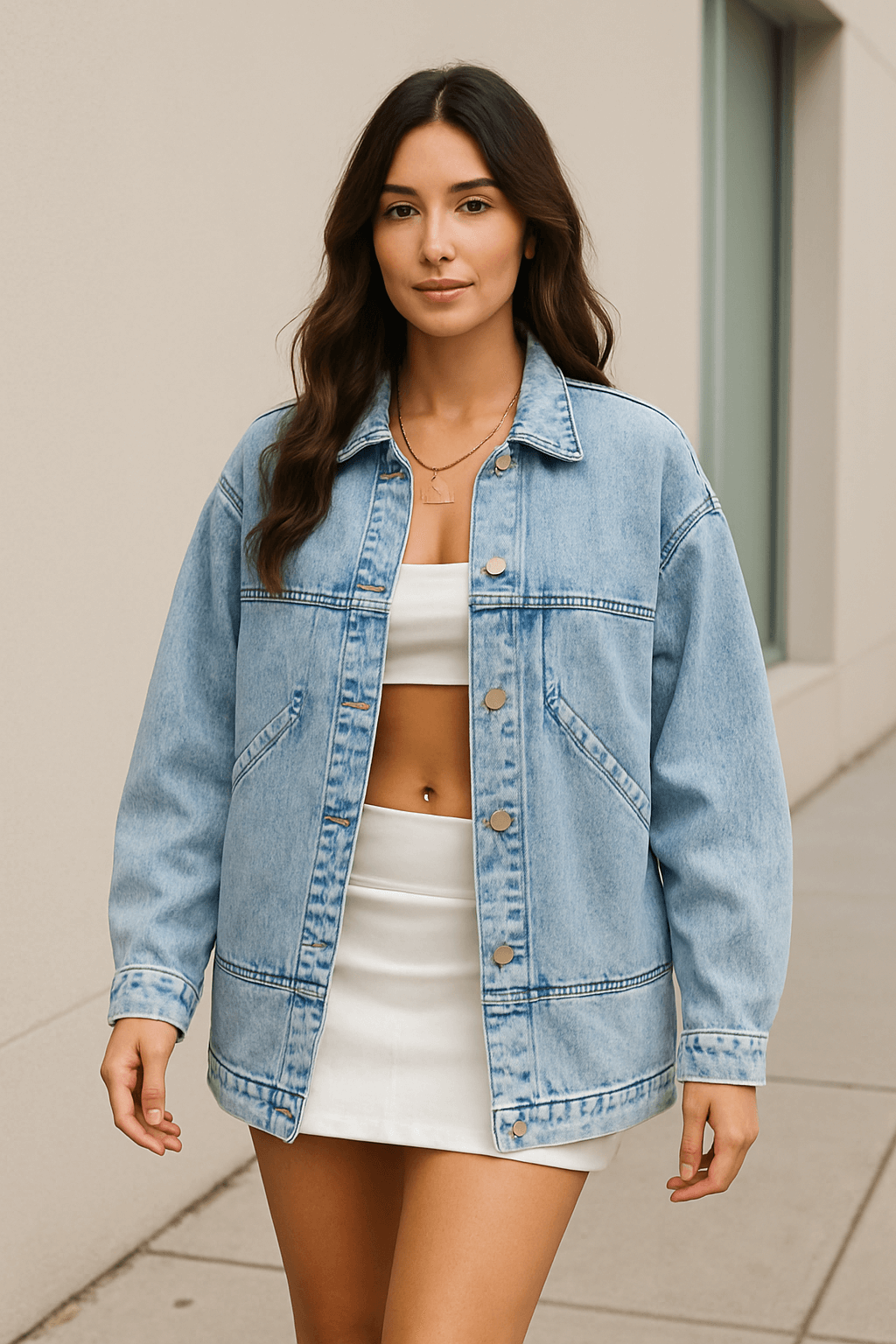 Mia Oversized Denim Jacket