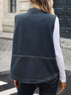 Sleeveless Denim Jacket
