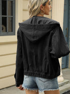 Hooded Denim Jacket