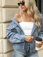 Hooded Denim Jacket