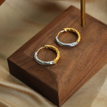 Gold-Plated Huggie Earrings