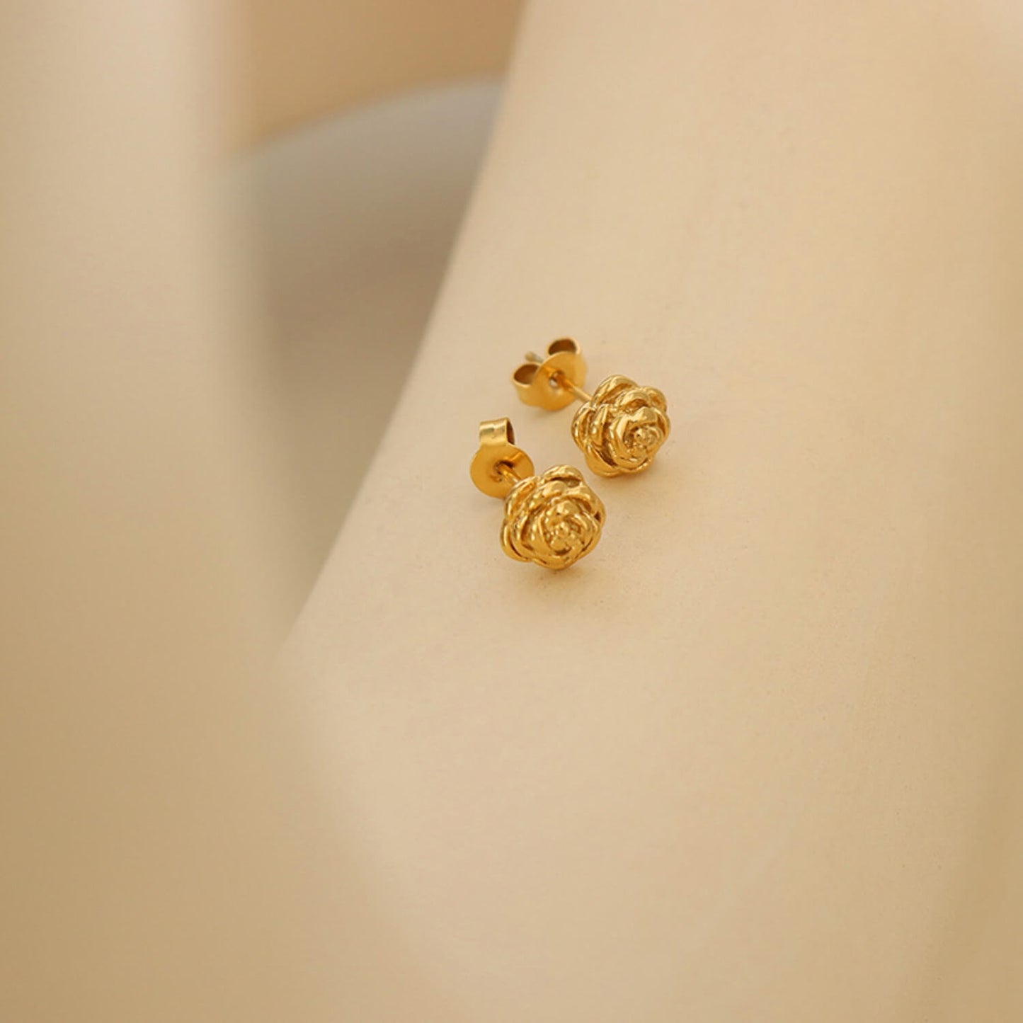 Rose Stud Earrings