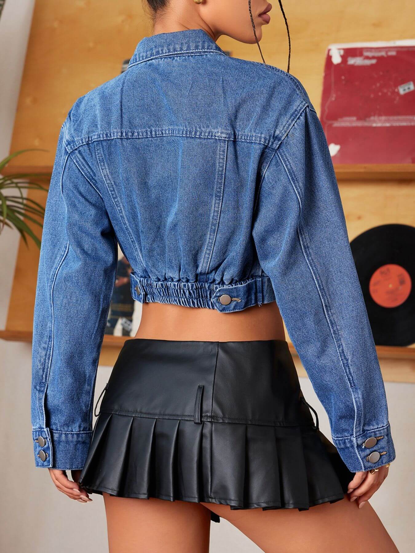 Chase Cropped Denim jacket