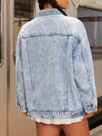 Mia Distressed Denim Jacket