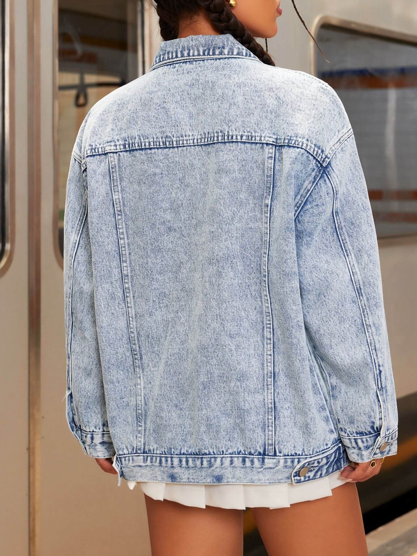 Mia Distressed Denim Jacket