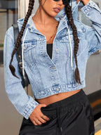 Mia Hooded Denim Jacket