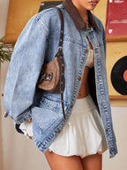 Mia Collar Denim Jacket