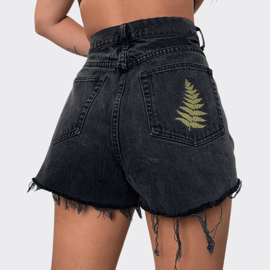 Black Denim Shorts - Ell Soll Fashion Black Denim Shorts king-planet.myshopify.com