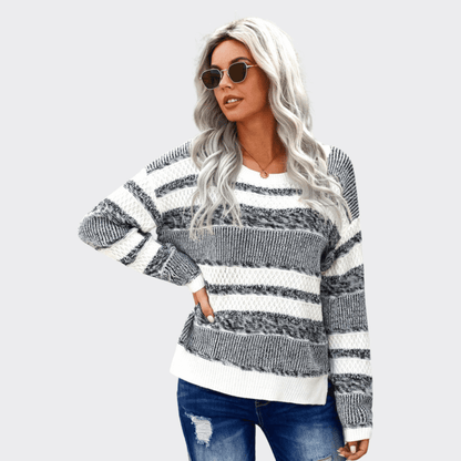 Black & White Sweater - Ell Soll Fashion