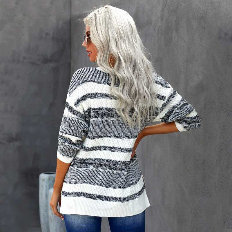 Black & White Sweater - Ell Soll Fashion