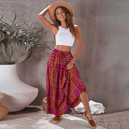 Bohemian Flounces Skirt - Ell Soll Fashion