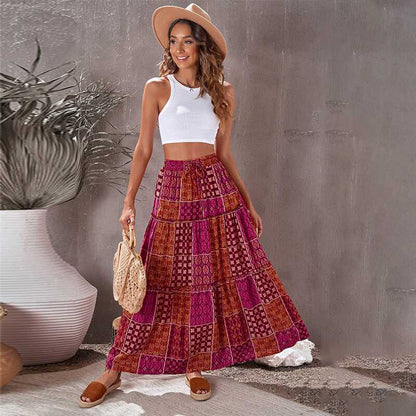 Bohemian Flounces Skirt - Ell Soll Fashion