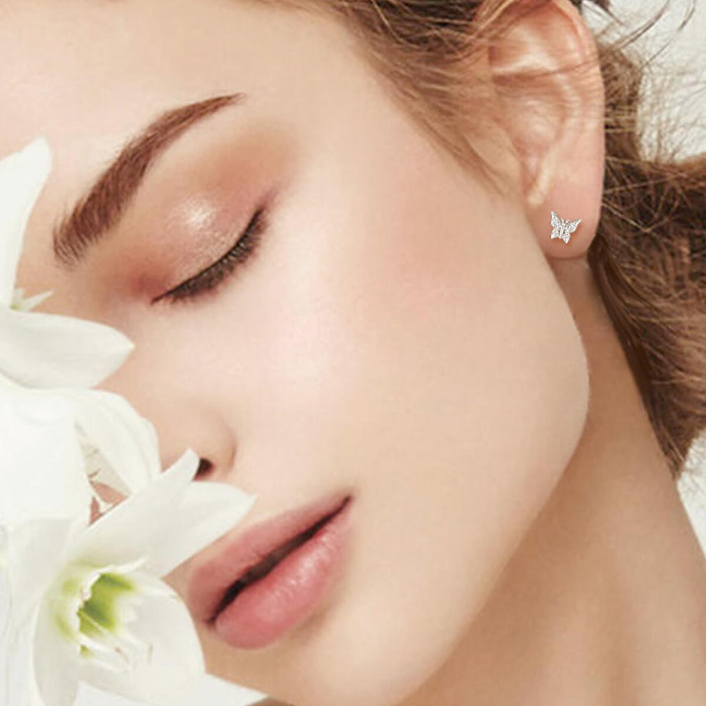Butterfly Stud Earrings - Ell Soll Fashion Butterfly Stud Earrings king-planet.myshopify.com