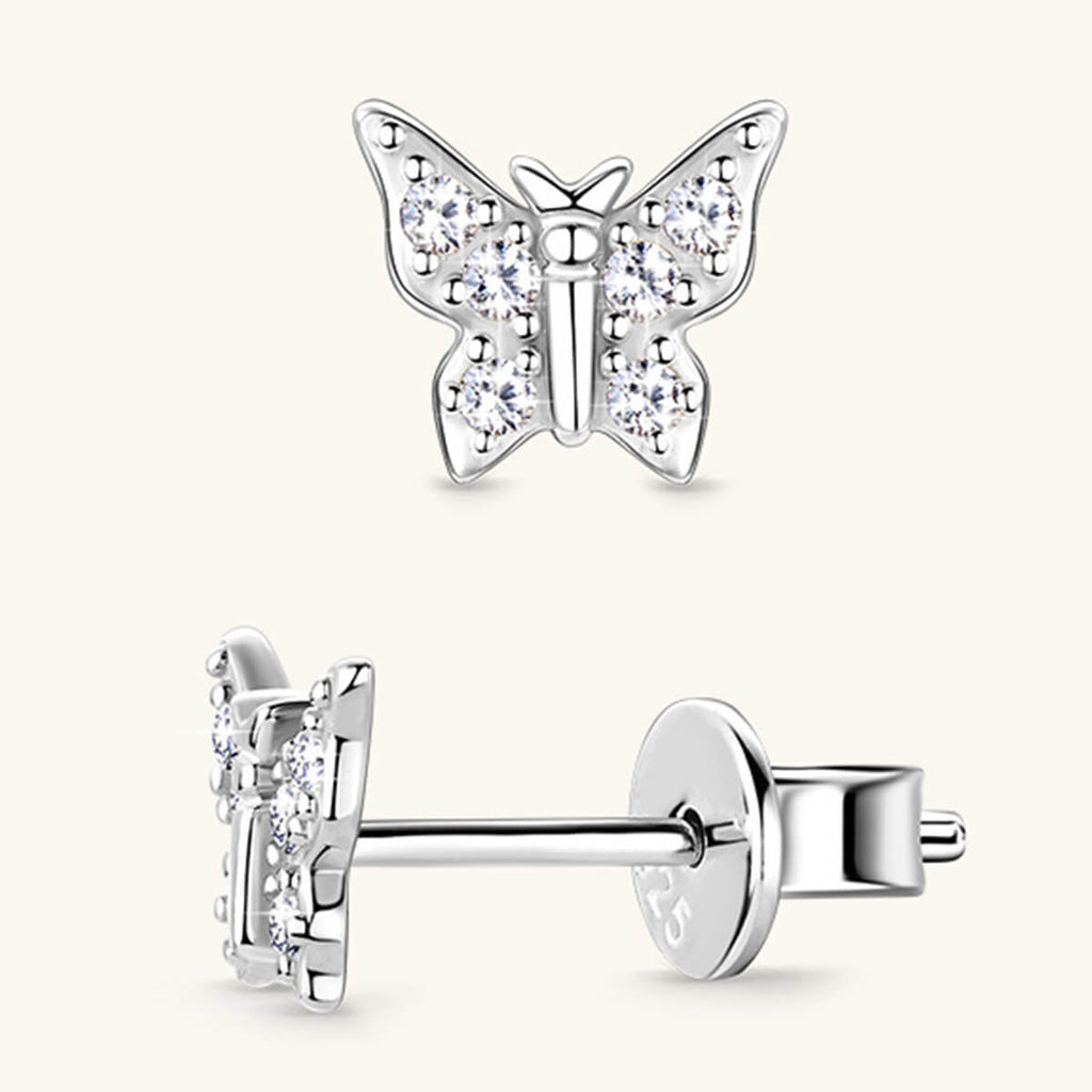 Butterfly Stud Earrings - Ell Soll Fashion