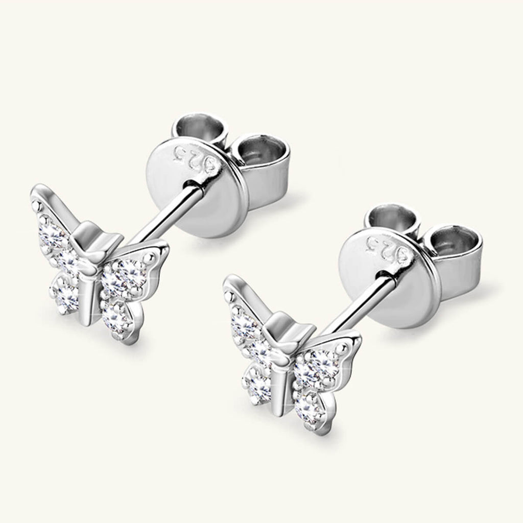 Butterfly Stud Earrings - Ell Soll Fashion