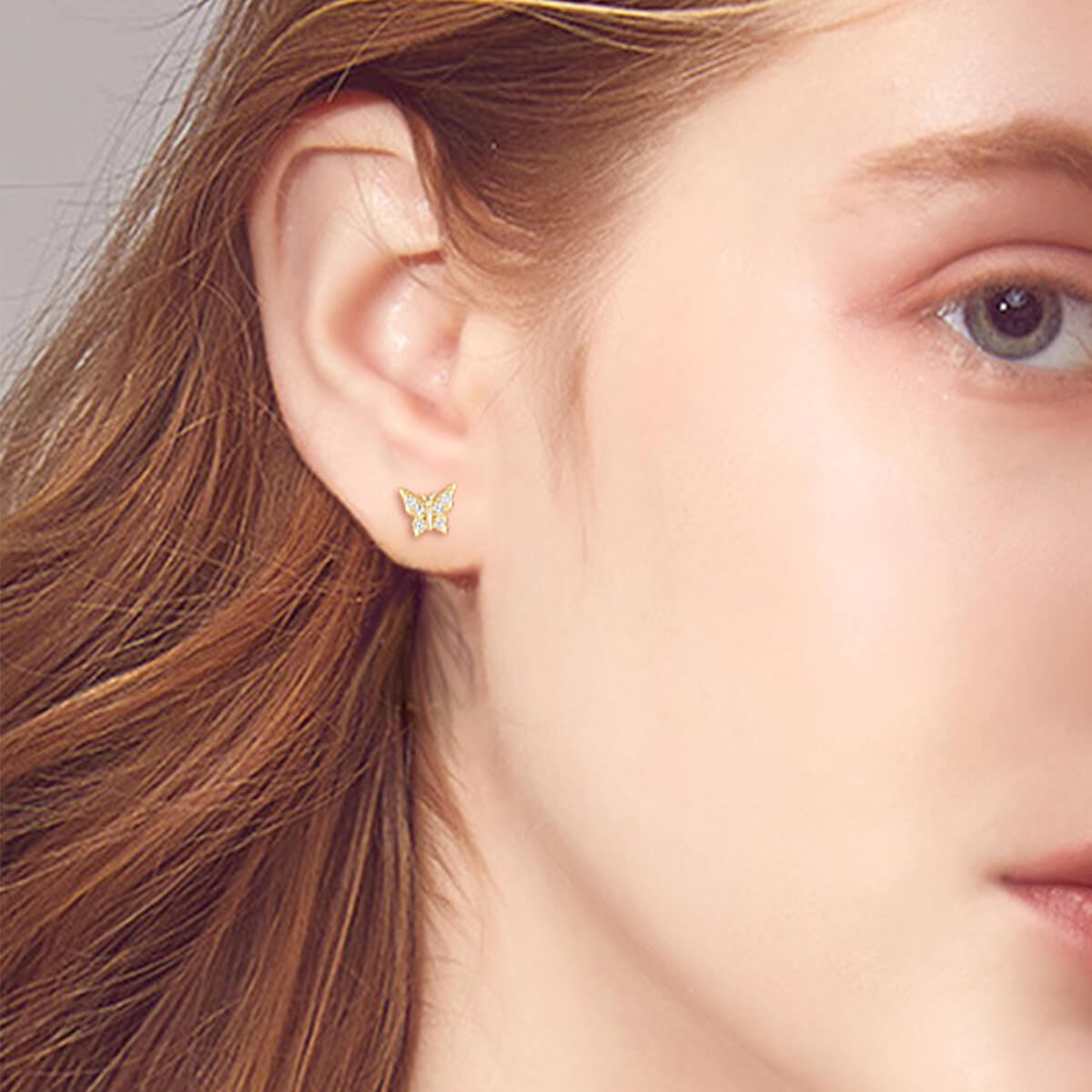 Butterfly Stud Earrings - Ell Soll Fashion