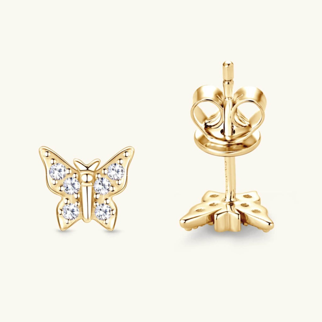 Butterfly Stud Earrings - Ell Soll Fashion