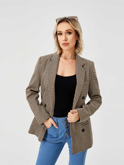 Casual Blazer Lapel Jacket - Ell Soll Fashion