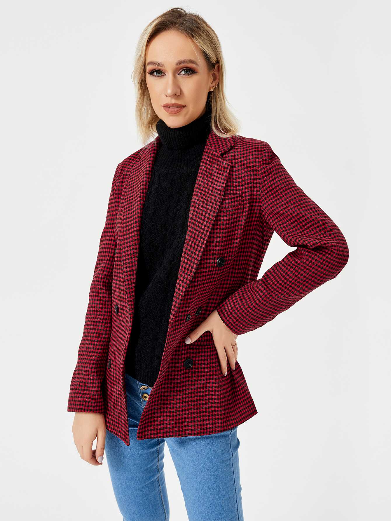 Casual Blazer Lapel Jacket - Ell Soll Fashion