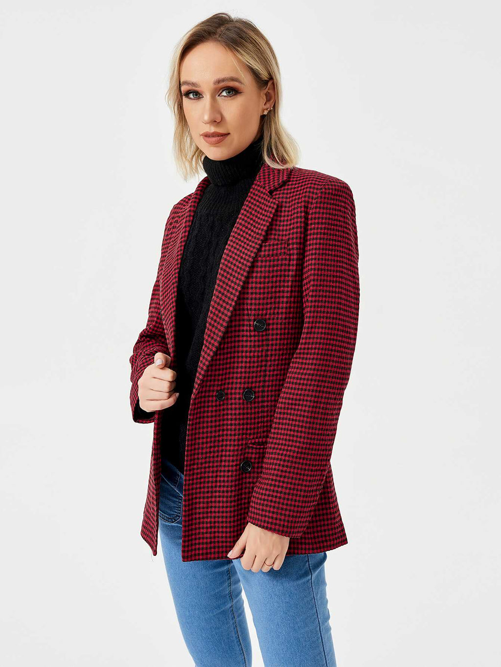 Casual Blazer Lapel Jacket - Ell Soll Fashion Casual Blazer Lapel Jacket king-planet.myshopify.com