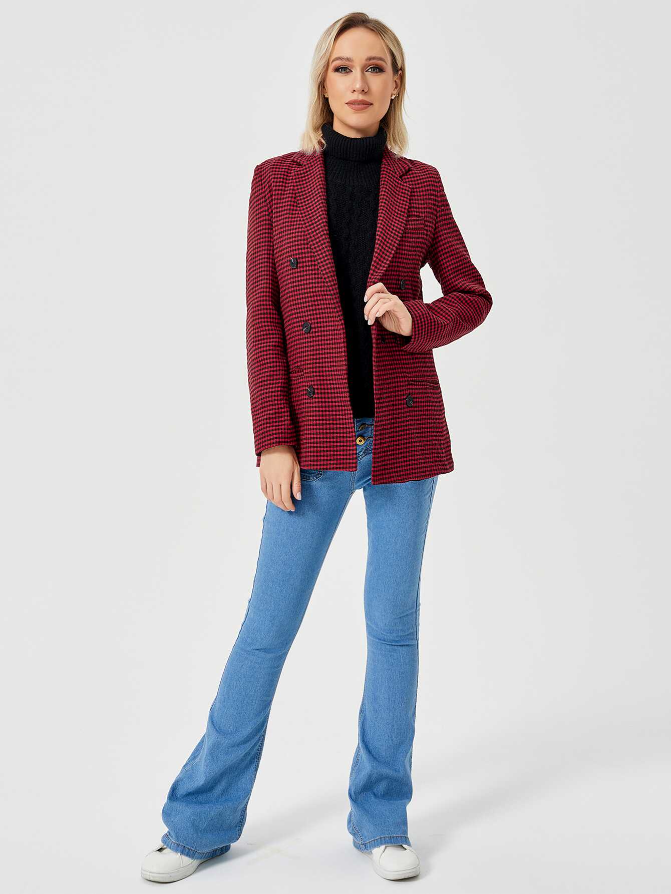 Casual Blazer Lapel Jacket - Ell Soll Fashion