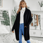 Casual Hooded Mid - Length Trench - Ell Soll Fashion Casual Hooded Mid-Length Trench king-planet.myshopify.com