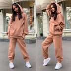 Casual Hoodie Suit - Ell Soll Fashion