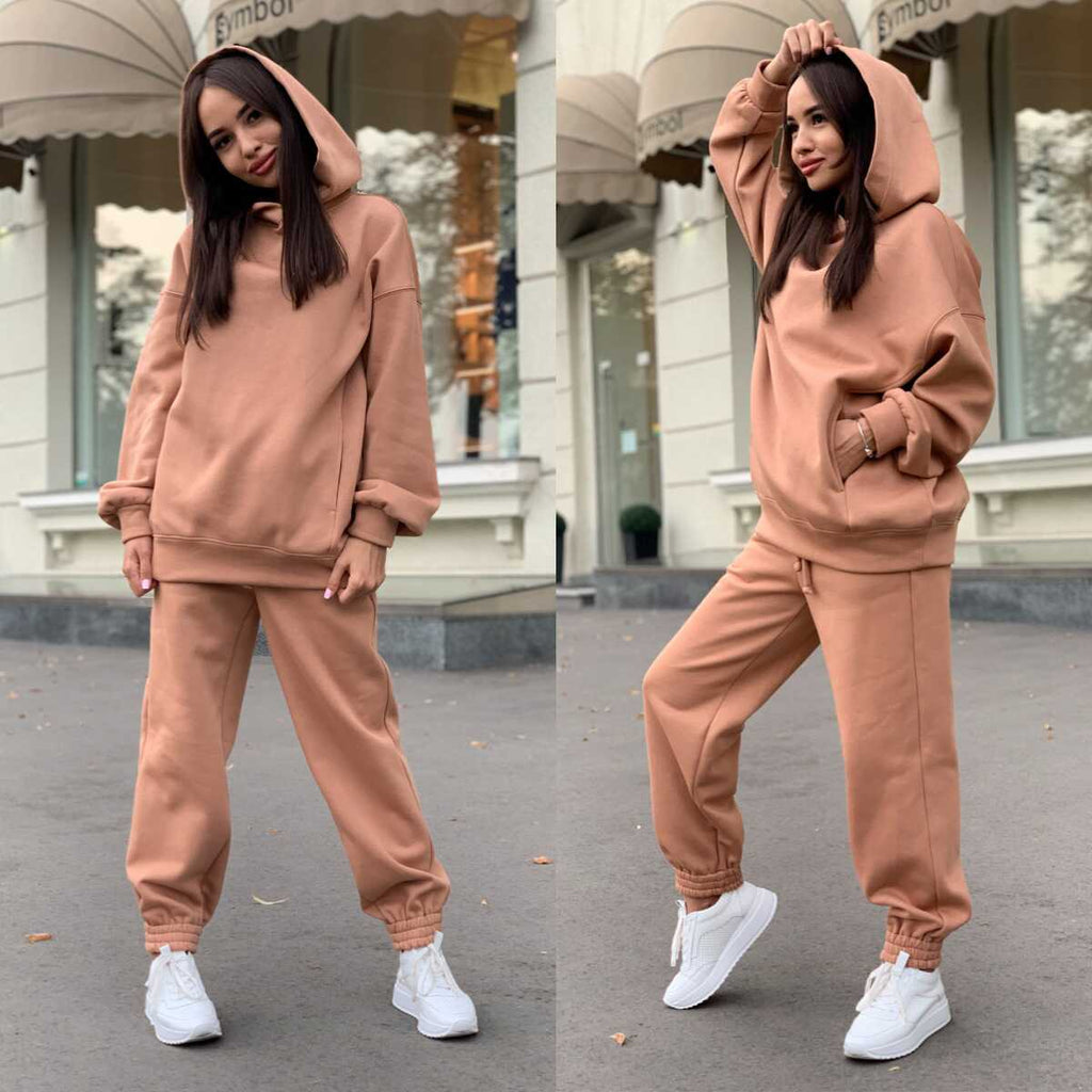 Casual Hoodie Suit - Ell Soll Fashion Casual Hoodie Suit king-planet.myshopify.com