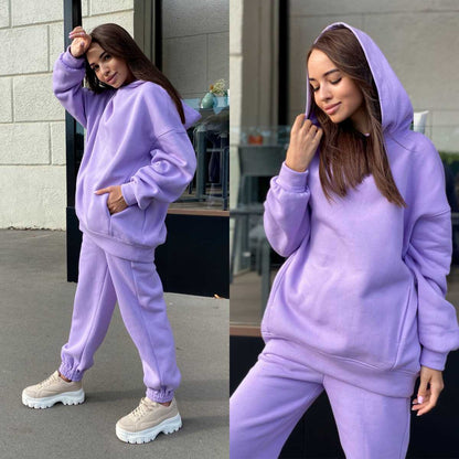 Casual Hoodie Suit - Ell Soll Fashion