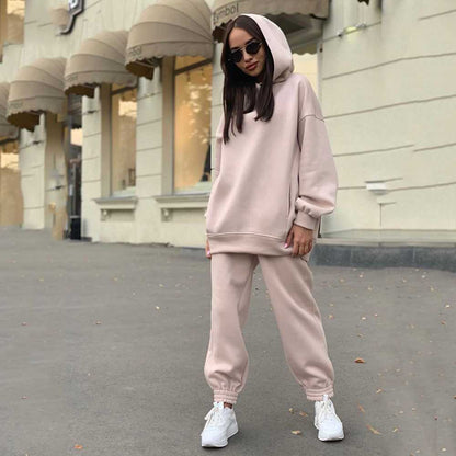 Casual Hoodie Suit - Ell Soll Fashion