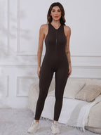 Chase Half Zip Active Jumpsuit - Ell Soll Fashion