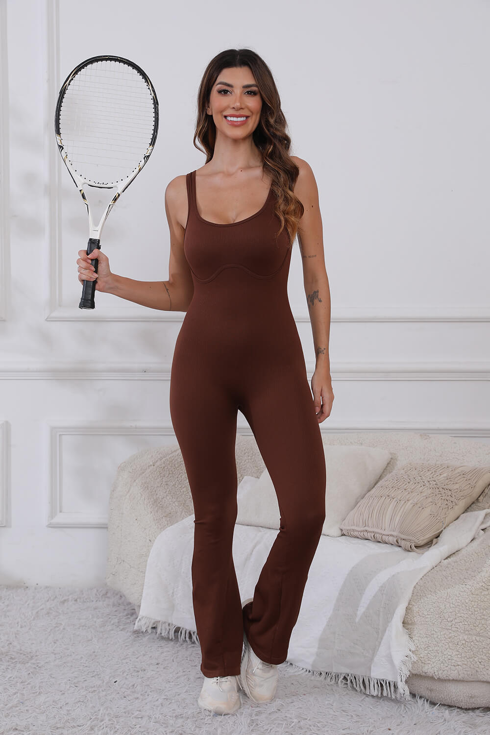 Chase Scoop Active Jumpsuit - Ell Soll Fashion