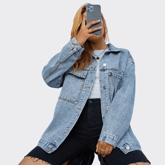 Classic Denim Jacket - Ell Soll Fashion