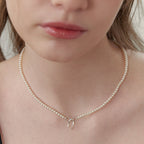 Copper Pearls Necklace - Ell Soll Fashion