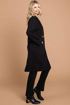 Culture Code Lapel Coat - Ell Soll Fashion