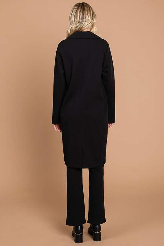 Culture Code Lapel Coat - Ell Soll Fashion